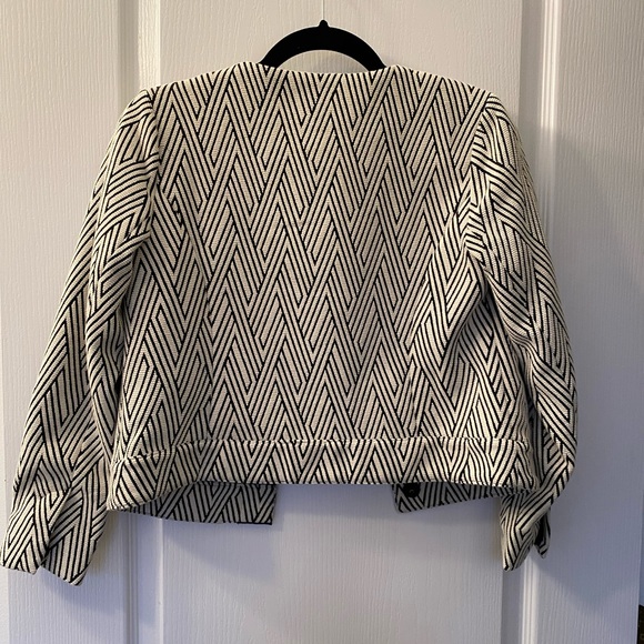 Banana Republic Chevron Blazer Jacket size XS Petite - Picture 5 of 7